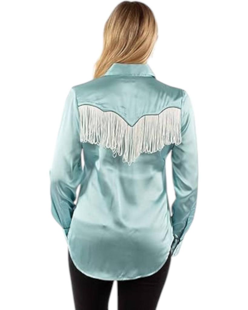 Scully Scully - Retro Western Fringe Blouse
