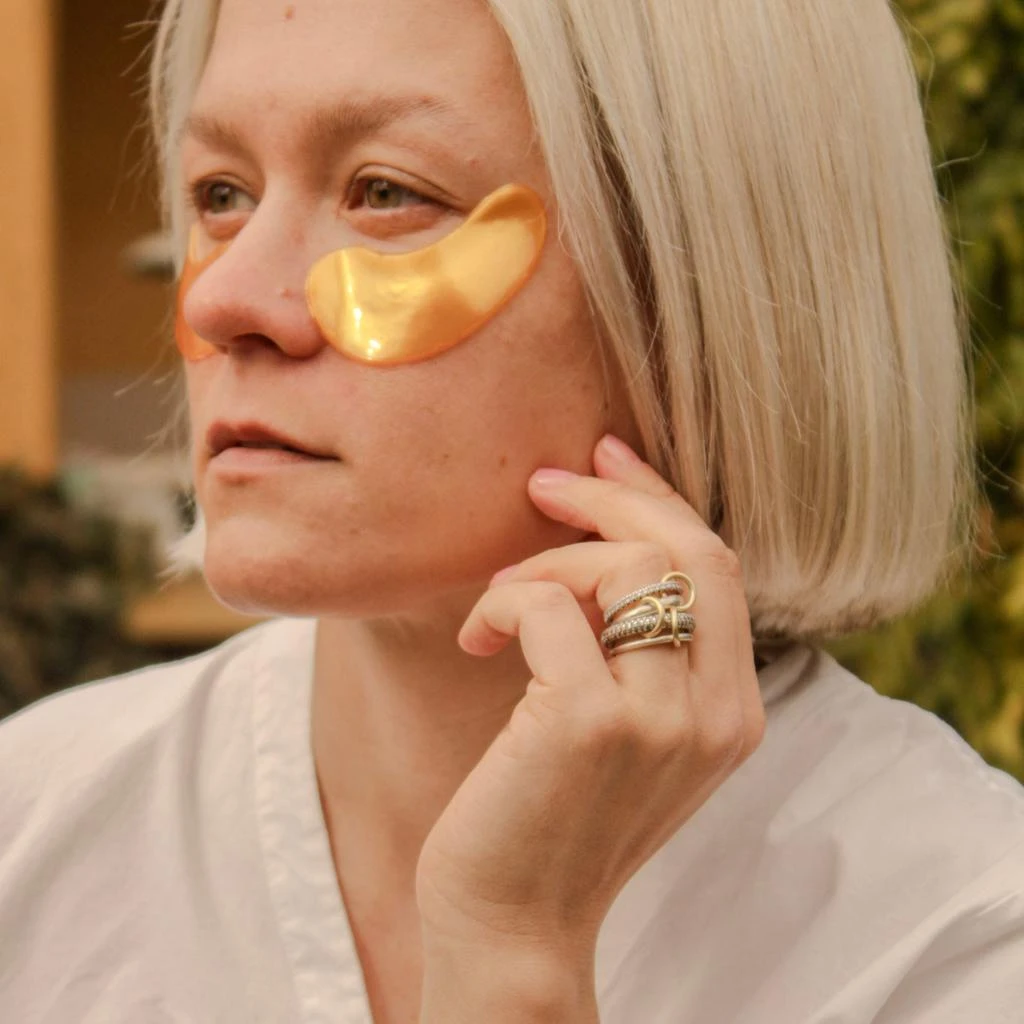 Camille Beckman Hydrating Collagen & Carob Eye Masks - Set of 3 7