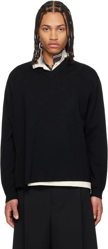 Craig Green Black Flag Knit Sweater 1