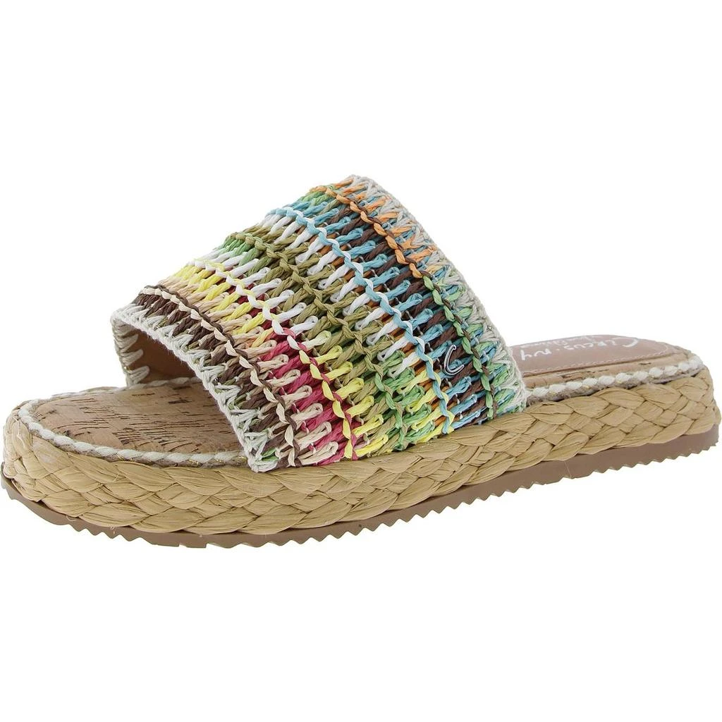 Sam Edelman Wallis Womens Woven Straw Slide Sandals 1
