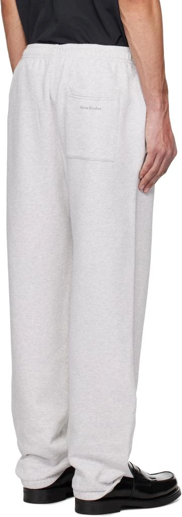 Acne Studios Gray Organic Cotton Sweatpants 3