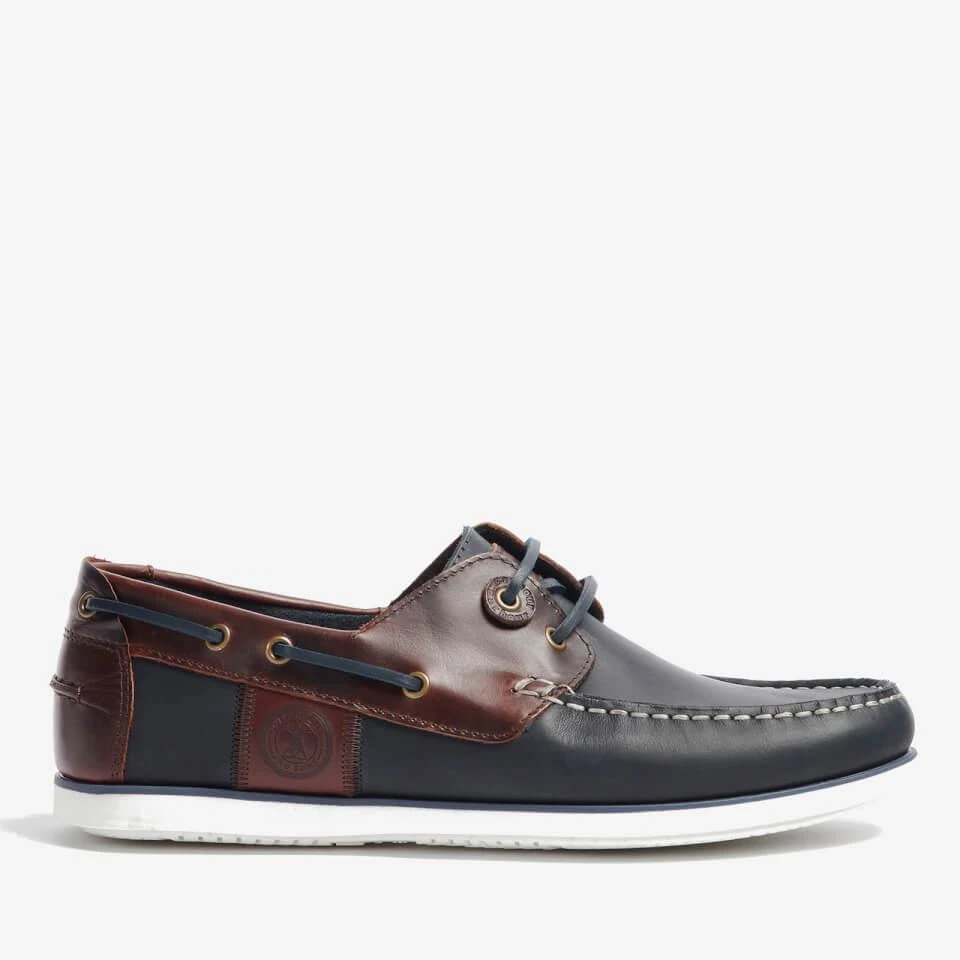 Barbour BARBOUR MEN'S WAKE LEATHER BOAT SHOES 1