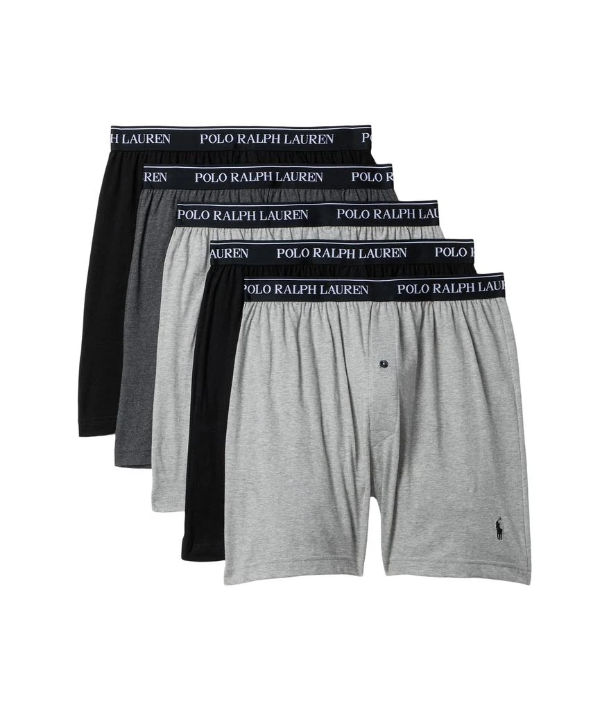 Ralph Lauren 5 Pack Classic Fit Cotton Knit Boxers 1