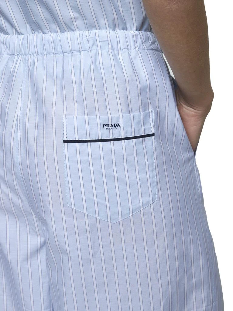 PRADA ABBIGLIAMENTO PRADA ABBIGLIAMENTO | Striped cotton trousers | Women | 38 5