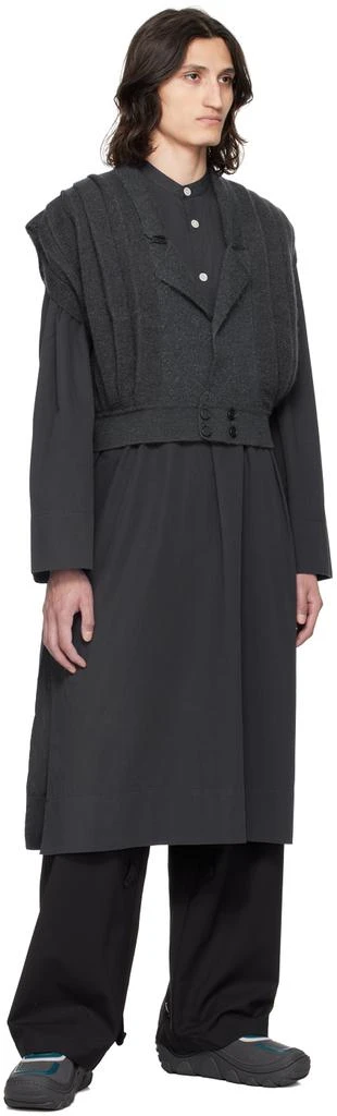 Kiko Kostadinov Gray Orson Cardigan 4