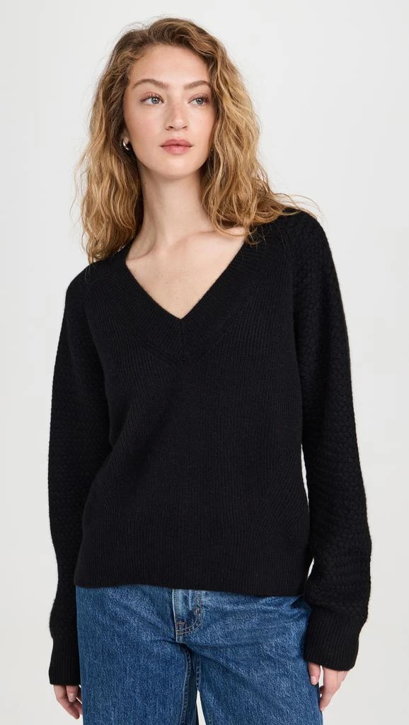Rag & Bone Kaylee Cashmere V Neck Sweater 6