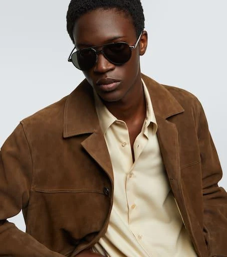 Cartier Eyewear Collection Santos De Cartier aviator sunglasses 3