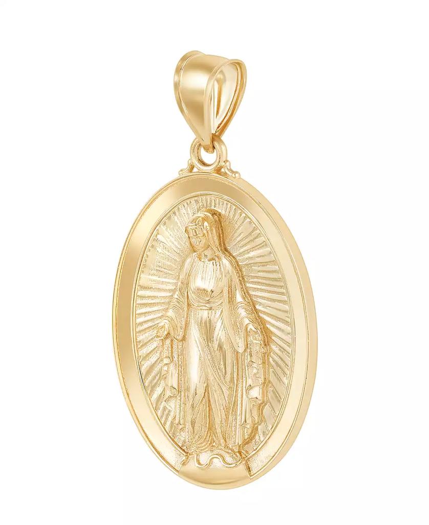 Macy's Mary Medal Pendant in 10k Yellow Gold
