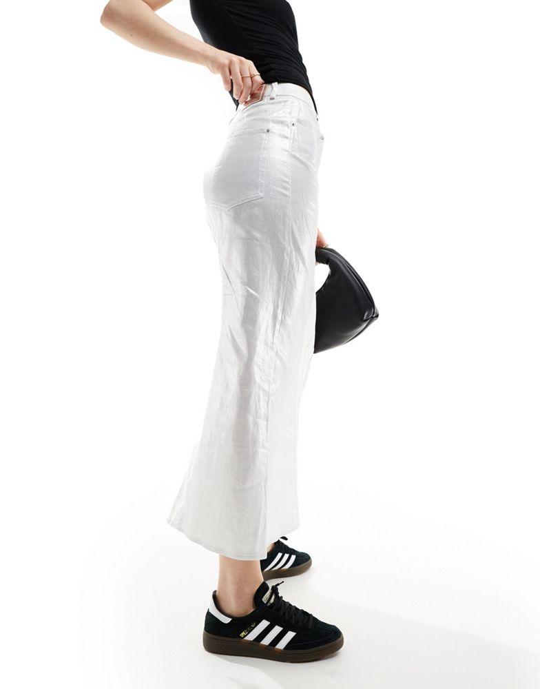 Scalpers Scalpers casual silver skirt in off white