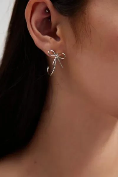 Urban Outfitters Bow Hoop Earring 2