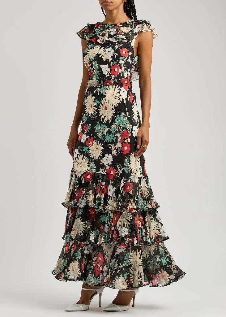 Floral-print chiffon maxi dress  On Sale Now with Up to 72% Off | Discover  Exclusive Deals & Savings at BeyondStyle  Authentic Rixo womens/clothing/ dresses|womens/clothing/dresses/evening dresses|womens|contemporary  designers|womens/clothing/dresses ...