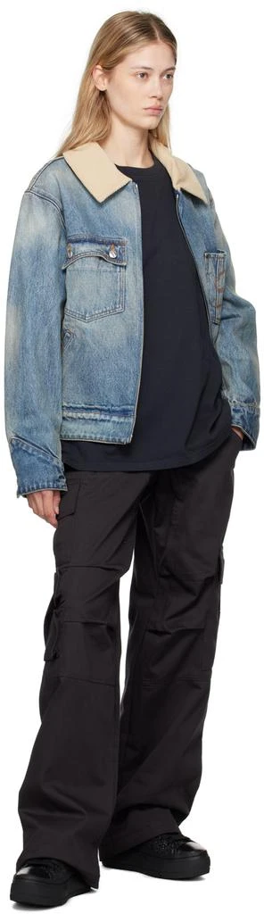 Rhude Black Cross Long Sleeve T-Shirt 4