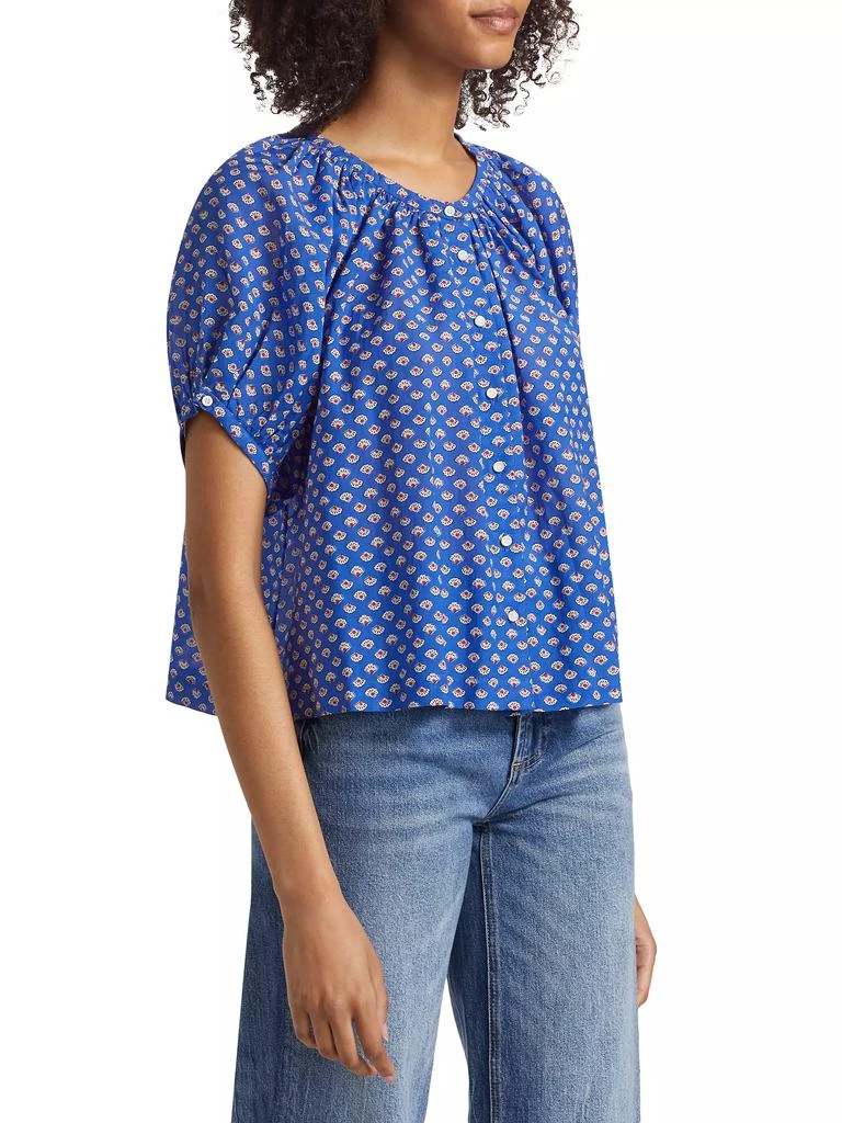DÔEN June Abstract Cotton Top 4