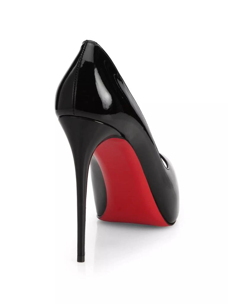 Christian Louboutin Very Privé 120 Peep-Toe Patent Leather Pumps 2