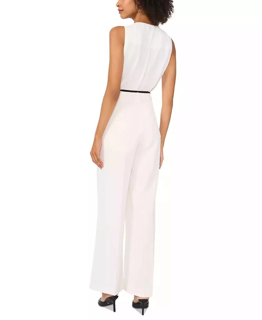 Vince Camuto Women's Contrast-Trim Wide-Leg Pants 4