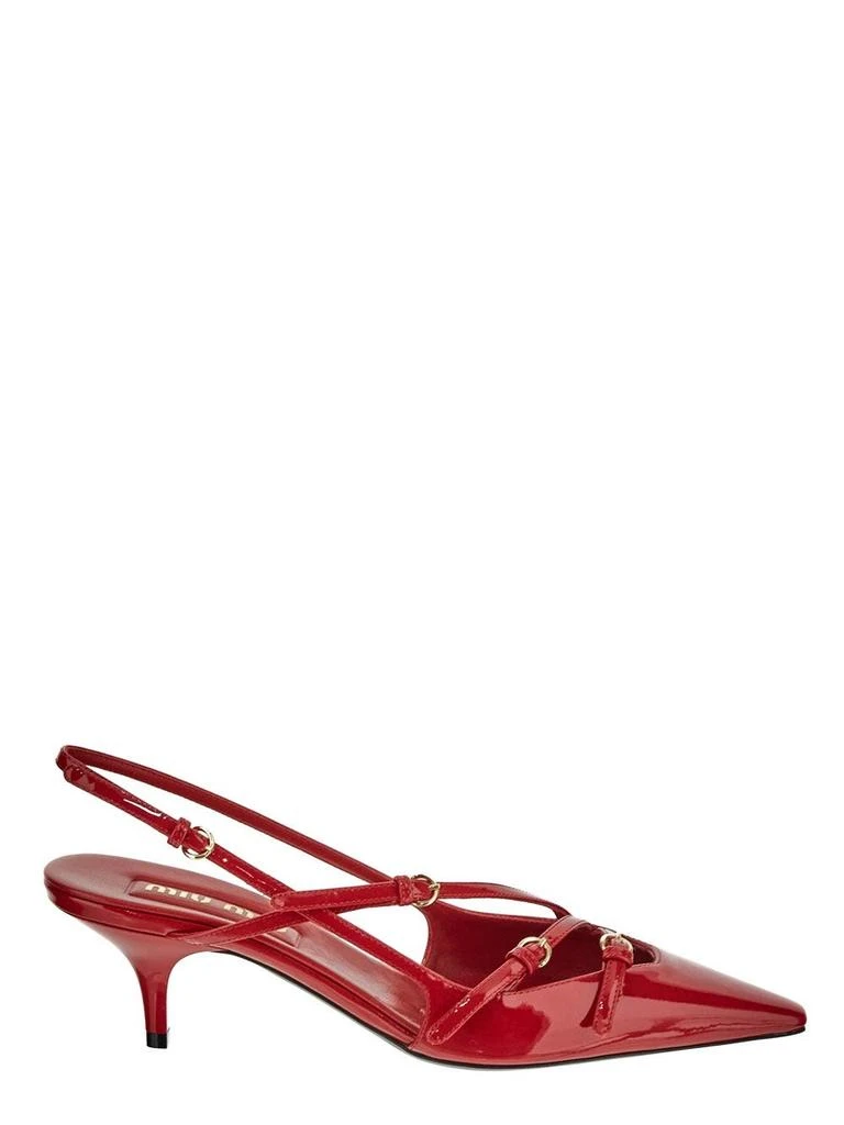 Miu Miu Patent Leather Slingbacks