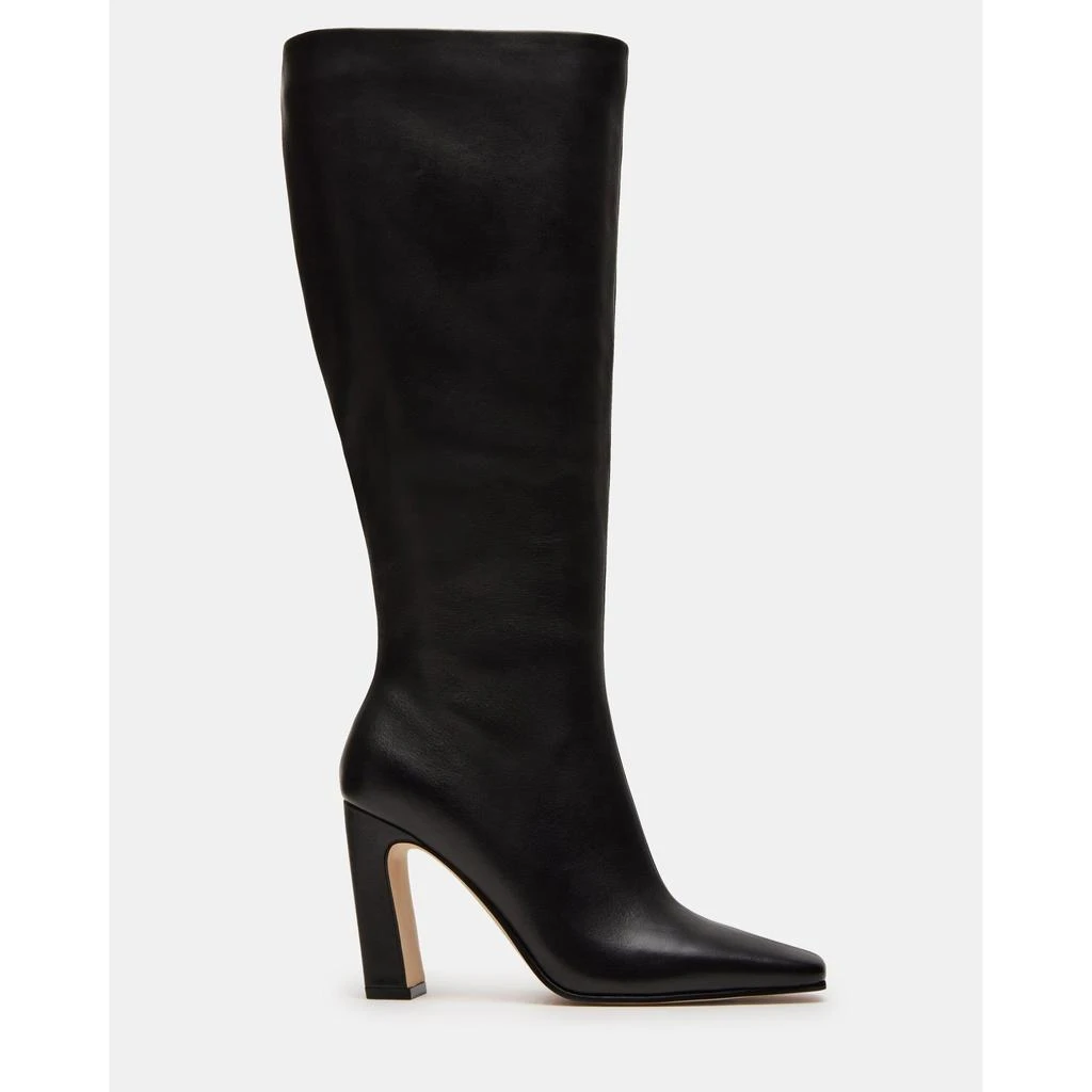 Steve Madden Lizette Black Leather Wide Calf 1