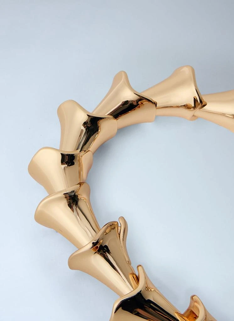 Max Mara Sculptural -Tone Necklace 3