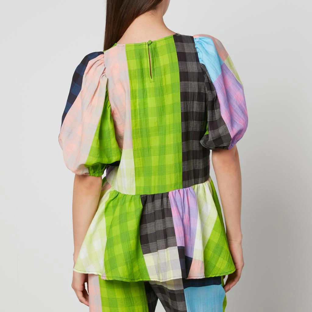 Stine Goya Liw Checked Jacquard Blouse 2