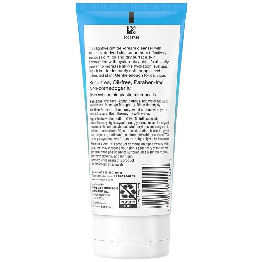 Neutrogena Hydro Boost Gentle Exfoliating Facial Cleanser 4