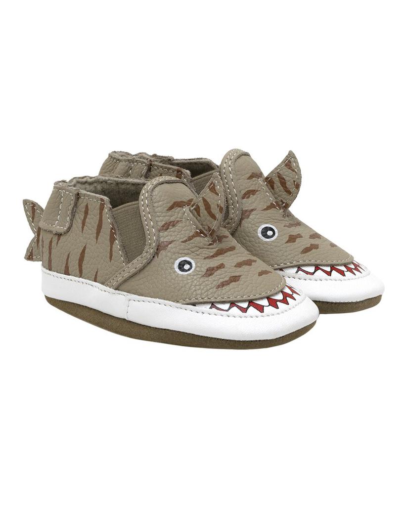 Robeez Tiger Shark Leather Soft Sole