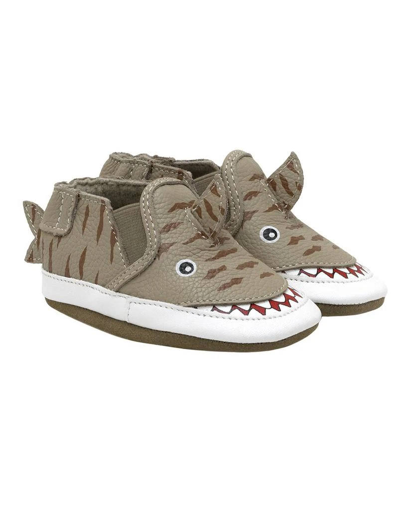 Robeez Tiger Shark Leather Soft Sole 1