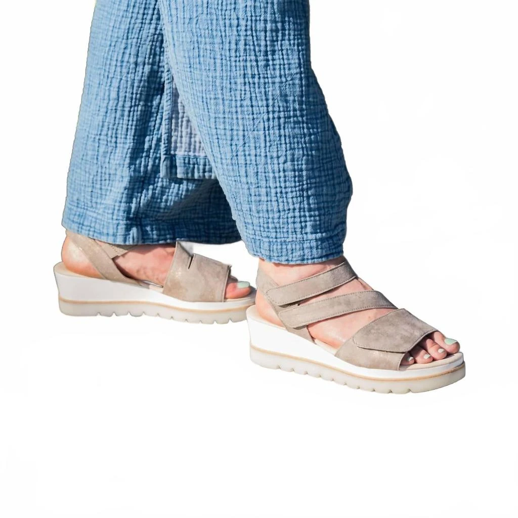 Gabor Women's 24.640.62 Wedge In Shell Metallic 3