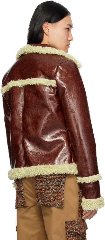 Anna Sui SSENSE Exclusive Brown Runway Jacket 3