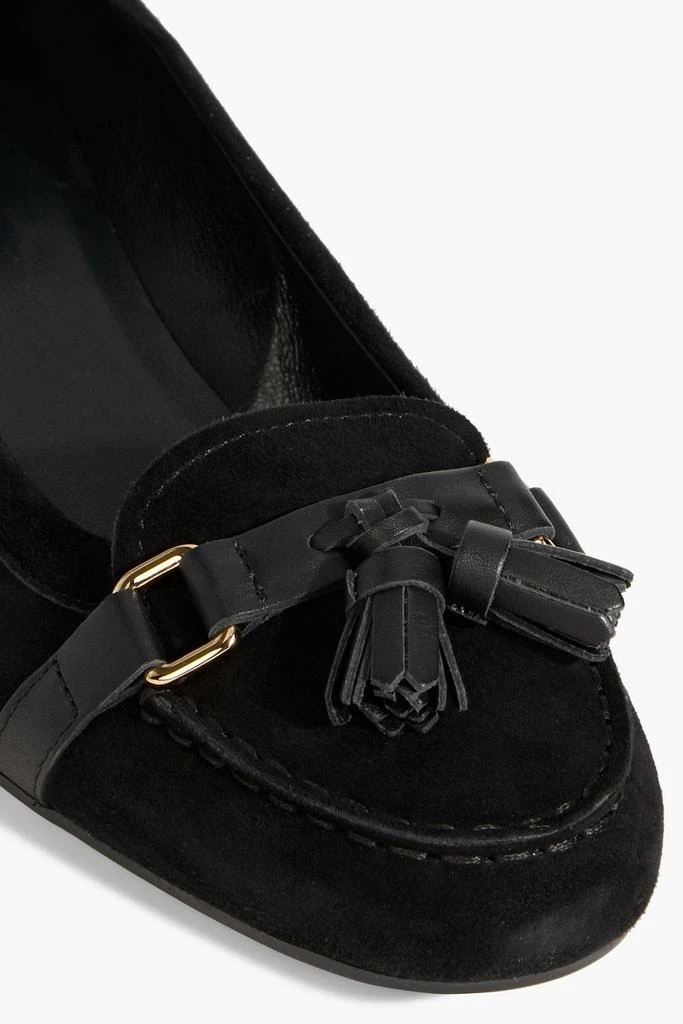 Tod's Tasseled suede pumps 4