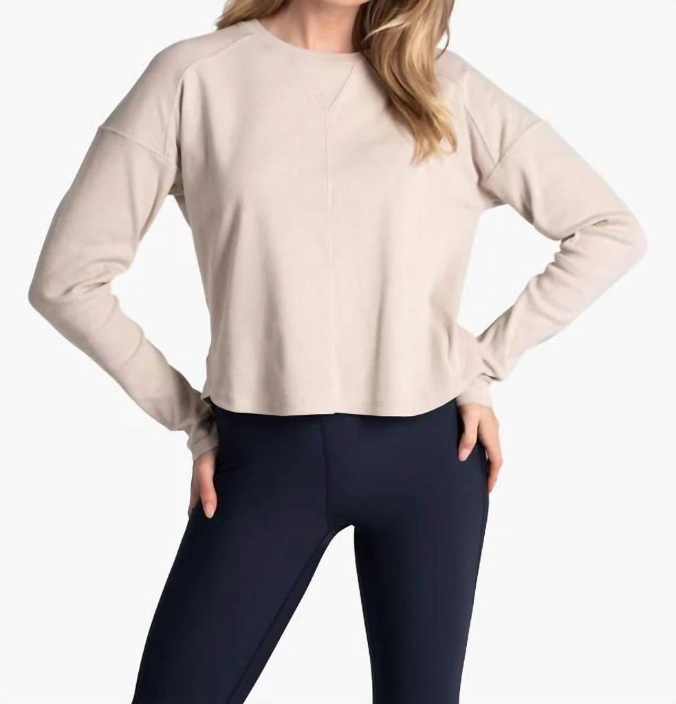 Lole Classic Crew Top In Abalone