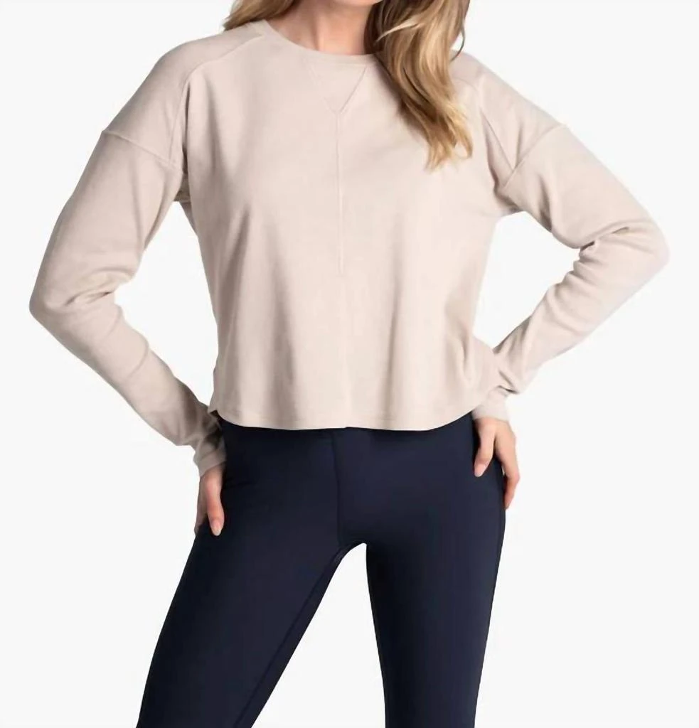 Lole Classic Crew Top In Abalone 1