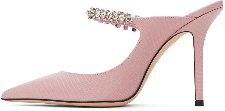 Jimmy Choo Pink Bing 100 Mules 3