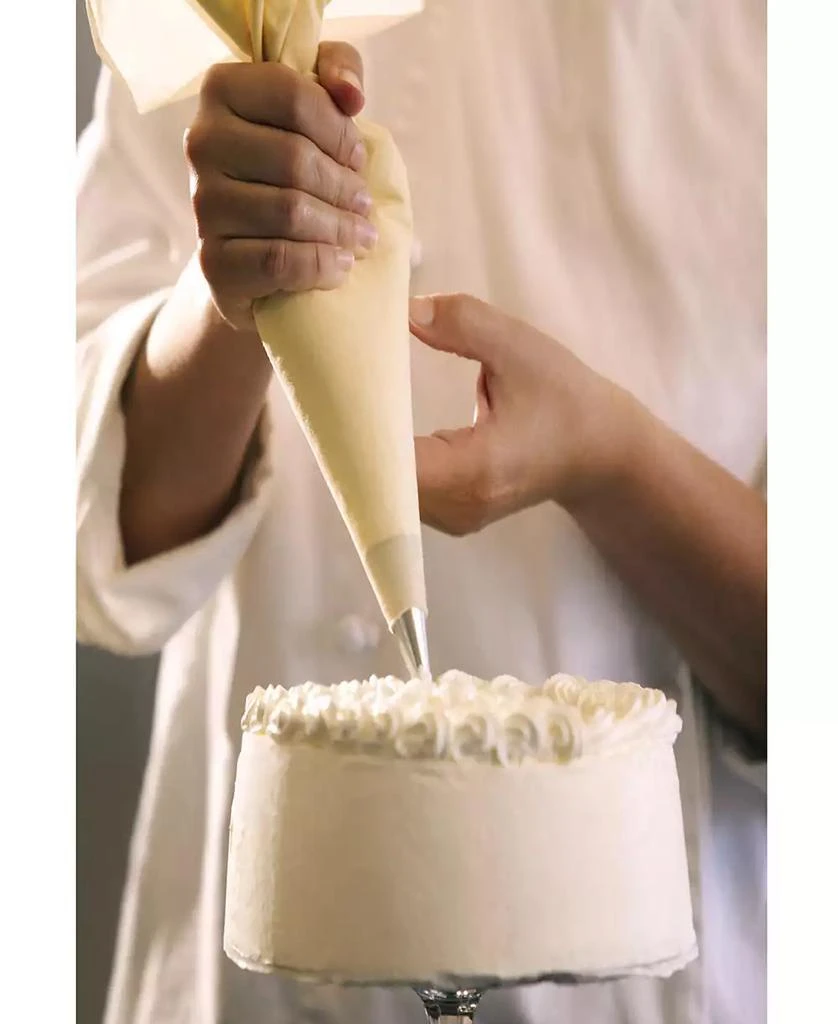 Mrs. Anderson's Baking Mrs. Anderson’s Baking Cake Decorating Bag (Cotton, 14") with 5 Cake Decorating Tips (18/8 Stainless Steel) 4