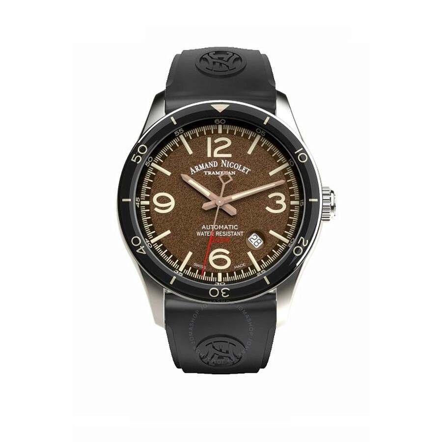 Armand Nicolet M2H Automatic Brown Dial Men's Watch A740HNA-MR-GG2710N