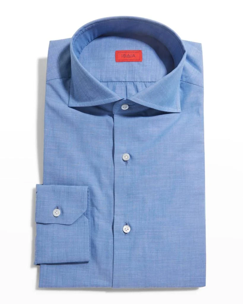Isaia Men's Chambray Dress Shirt 3