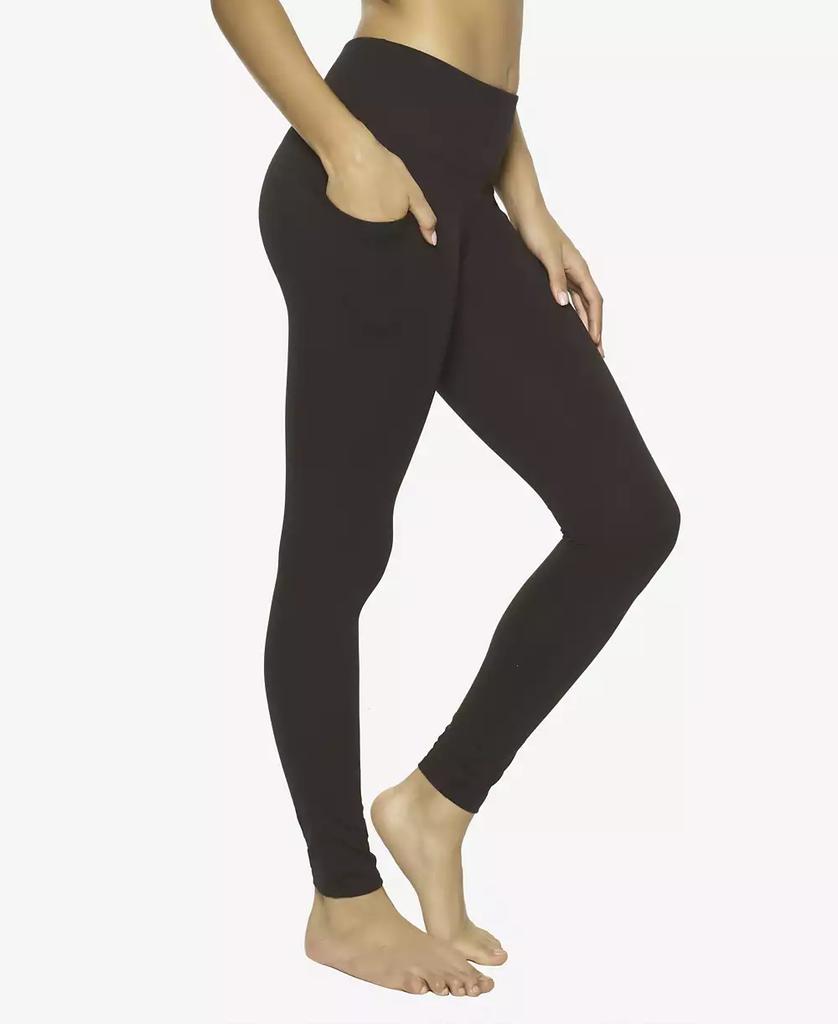 Felina Essentials Soft Suede Mid-Rise Legging
