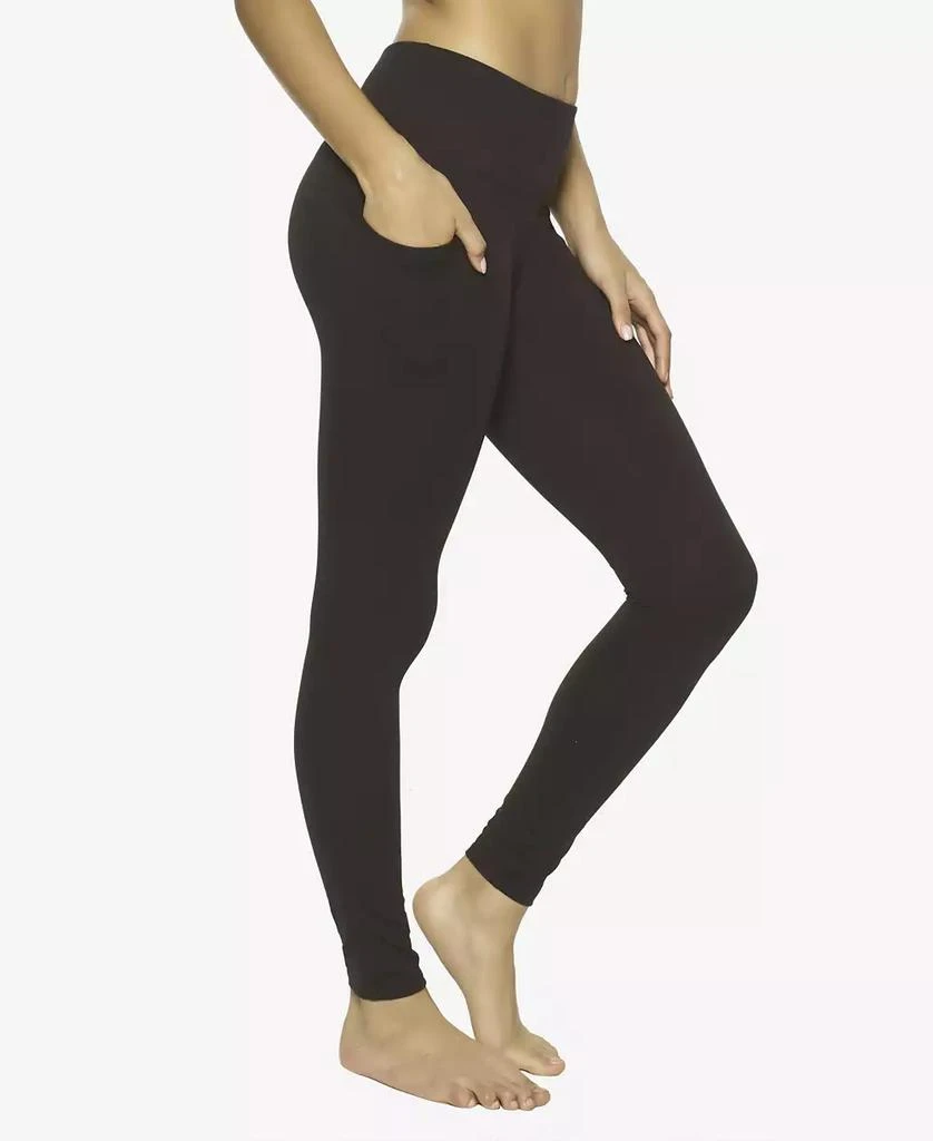 Felina Essentials Soft Suede Mid-Rise Legging 1