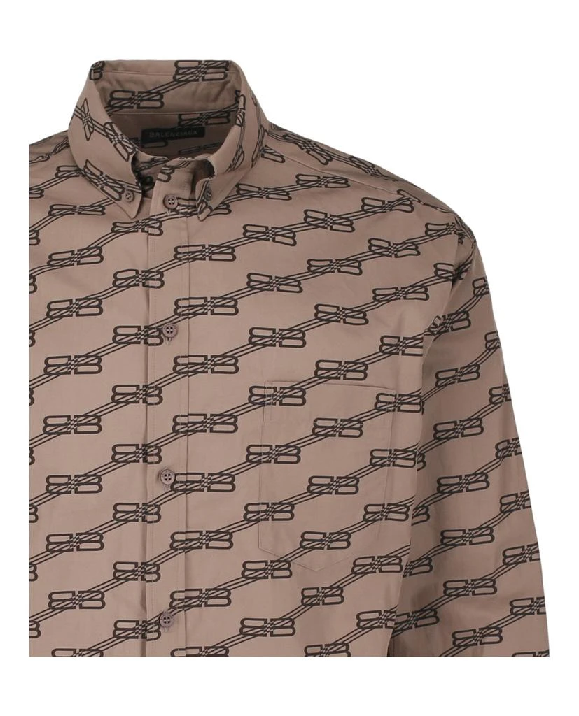 Balenciaga Monogram Long Sleeve Shirt 3