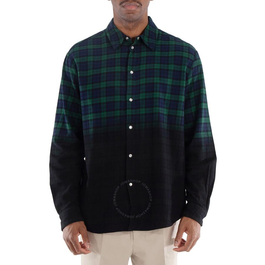 HOLZWEILER Men's Dk. Blue Mix Elja Dye Check Shirt