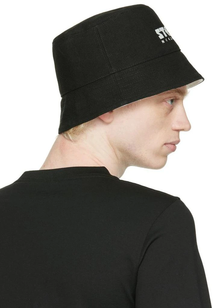 Stella McCartney Reversible Black & White Cotton Bucket Hat 3