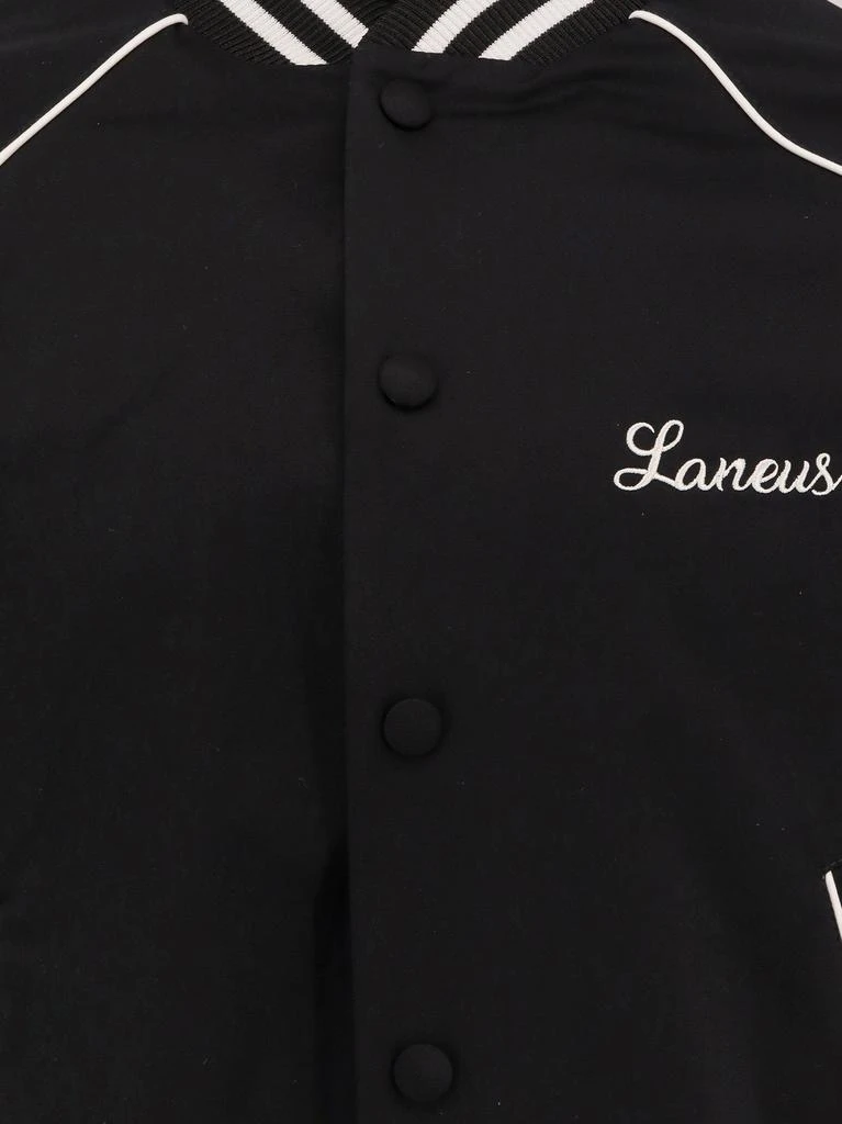 LANEUS Shiny cotton bomber with laneus embroidery 3