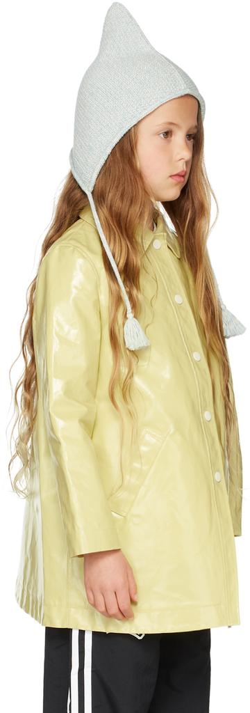 Misha 
Puff Kids Blue 
White Cottonseed Bonnet