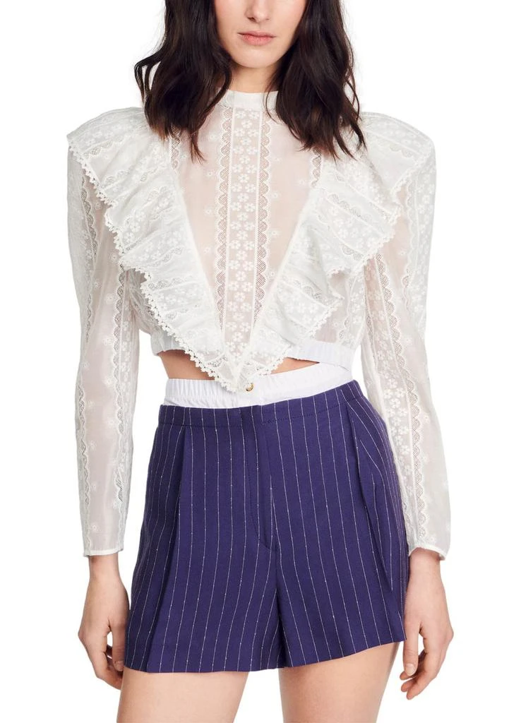 Sandro Striped shorts 2