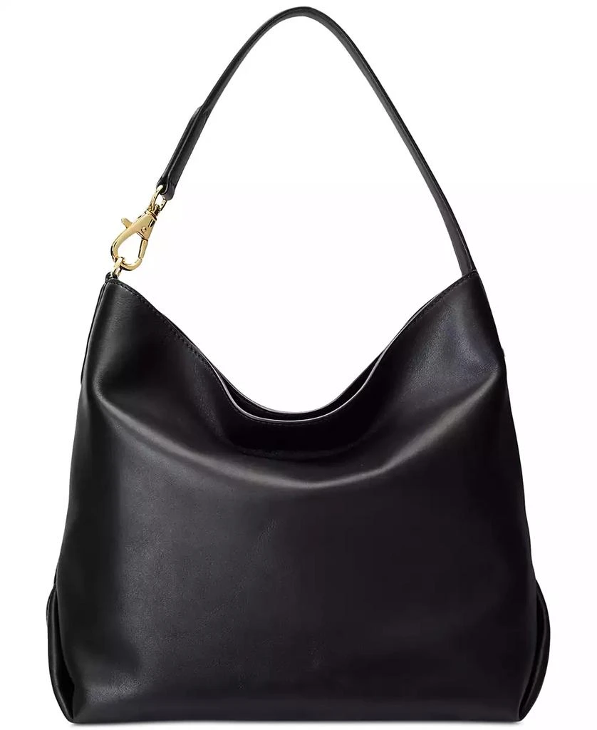 Ralph Lauren Kassie Large Leather Shoulder Bag 1
