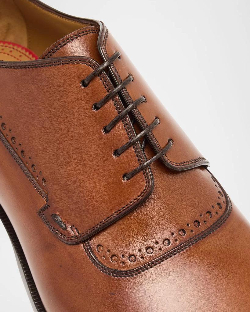 christian louboutin brown dress shoes CHRISTIAN LOUBOUTIN Samaya Brown Leather Cut Out Peep Toe Heels Sandal  I  Pick Shoes Much Better Than I Pick Men