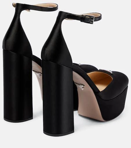 Prada Satin platform pumps 3