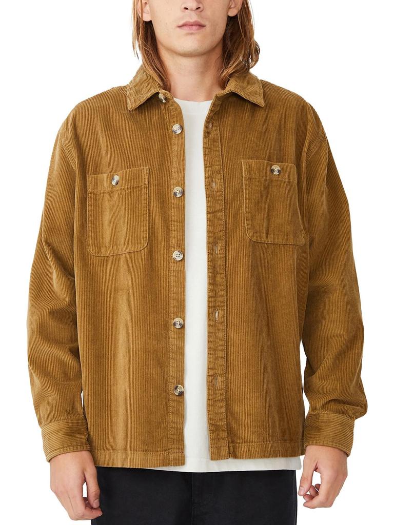 Cotton On Mens Corduroy Heavy Shirt Jacket