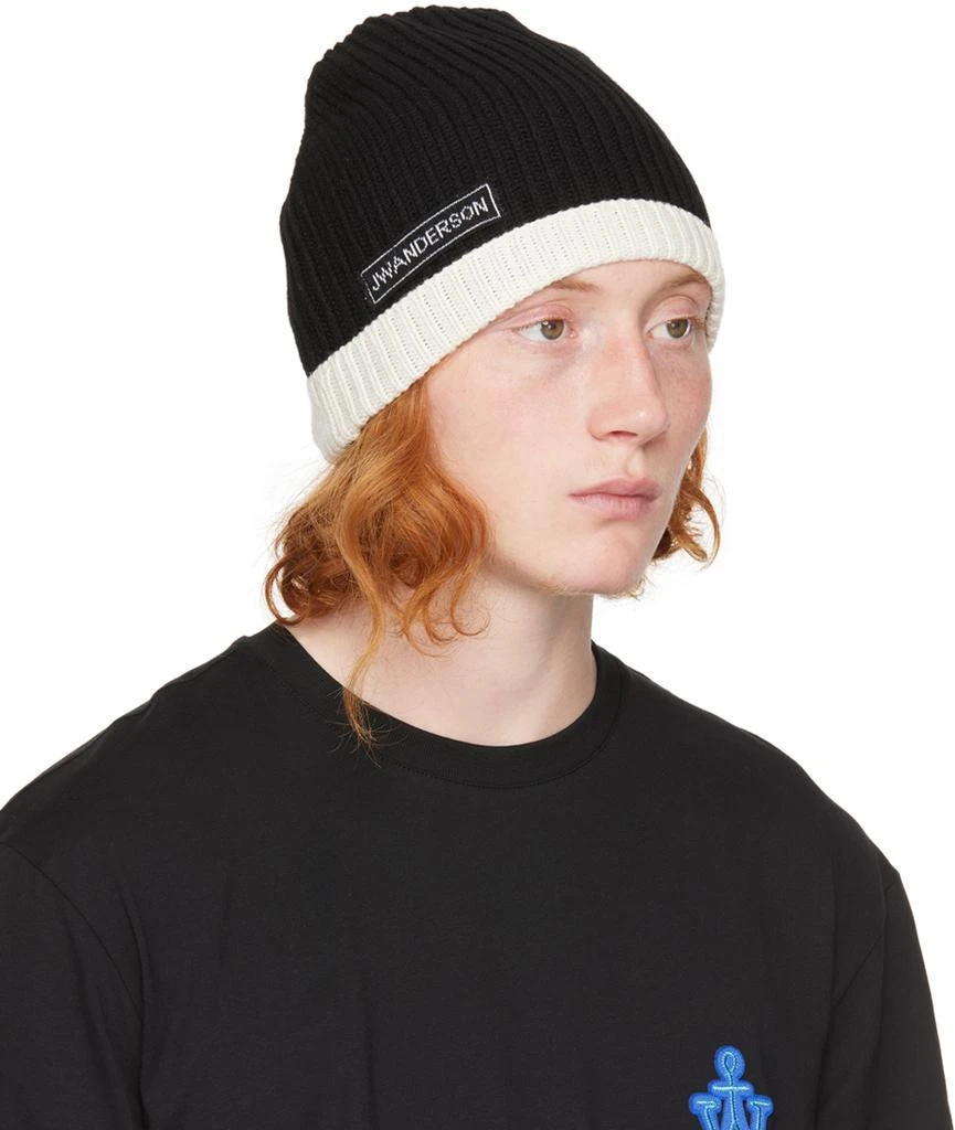 JW Anderson Black Bumper-Tube Beanie 2