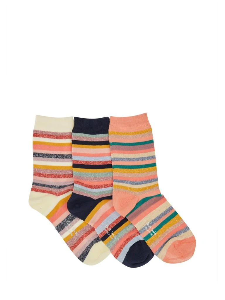 Paul Smith SIGNATURE STRIPE SOCKS SET OF 3 PAIRS 1
