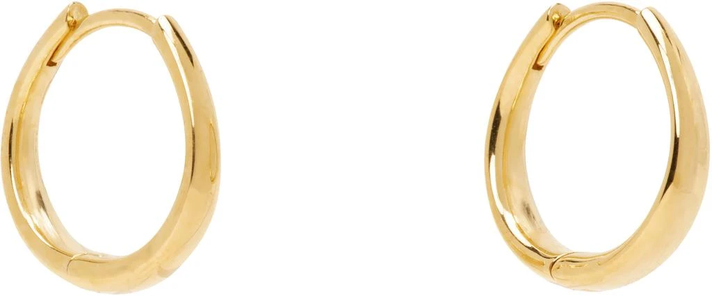 Sophie Buhai Gold Medium Intrinsic Hoop Earrings 2
